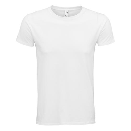 TEE-SHIRT PERSONNALISABLE COTON ORGANIQUE BIO JERSEY 140 BLANC