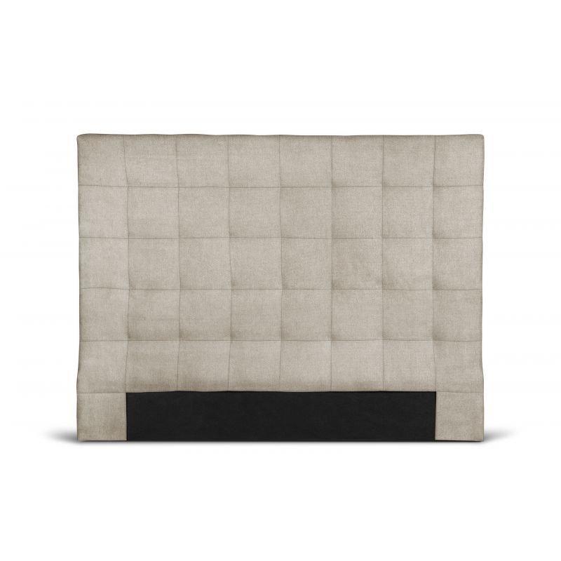 Tête de lit capitonnée SONA beige 160 x 120 cm - Fabrication européenne, tissu de qualité et confort supérieur_0