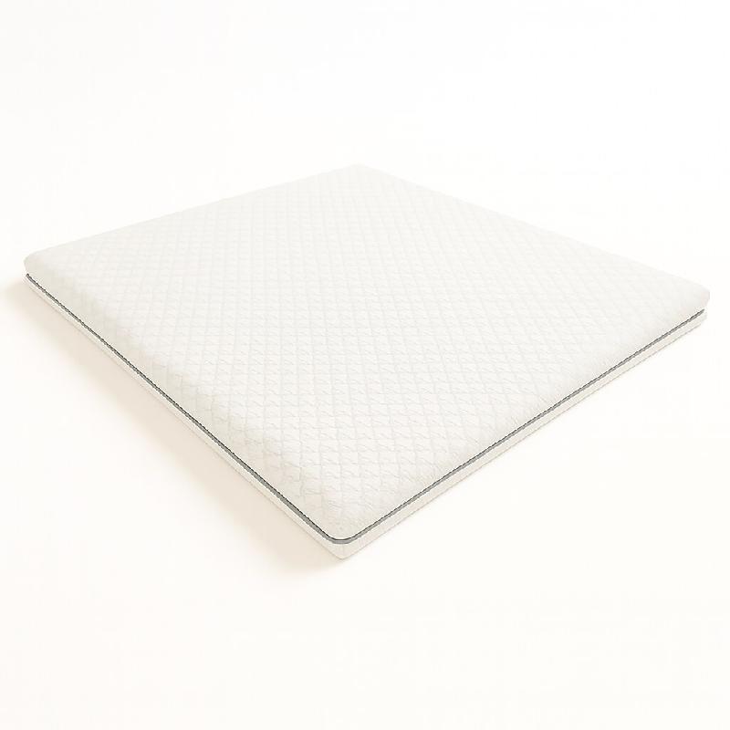 THE WHITE STONE Surmatelas Double 160x200 | Memory 9 Zones | 10 cm | Housse amovible | Made in Italy - blanc multi-matériau DIDYH10-160X200X10_0