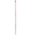 Thermomètre à alcool jaune -20° à 110° - modèle classique avec crochet-œil - longueur 26 cm_0