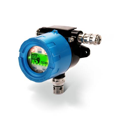 Transmetteur de gaz robuste et durable CC33 - Détection des gaz et vapeurs inflammables avec affichage intégré et interfaces 4-20mA / RS485_0