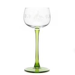 Verres à Vin d'Alsace décor Cigogne Mat  X 6   Everyverre - V-ALSACE_CIG MAT_0