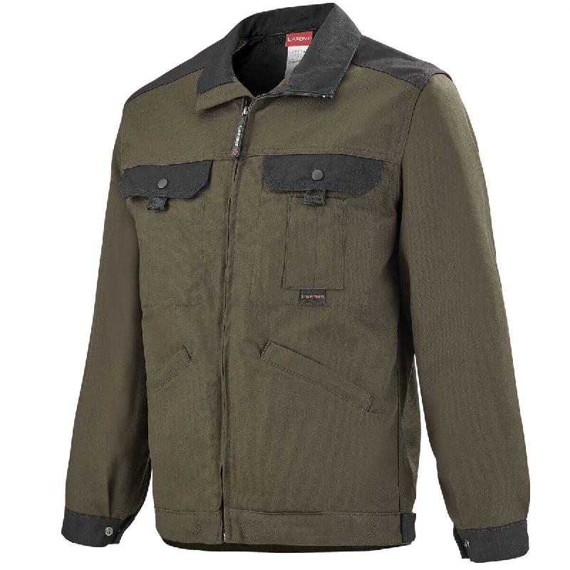 VESTE DE TRAVAIL MARRON ET NOIRE LAFONT