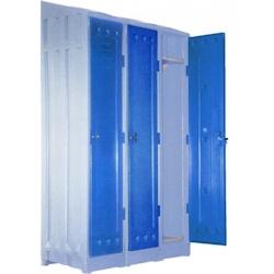 Vestiaire Polyéthylène pour milieux salissants et humides - L40 x P50 x195 - PROVOST - bleu plastique 207807611_0