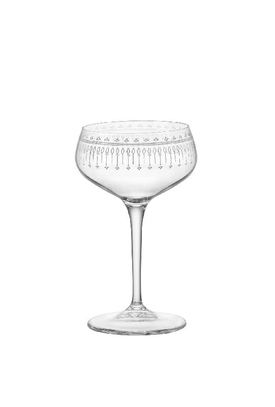 COUPE À COCKTAIL 25 CL NOVECENTO ART DECO BORMIOLI ROCCO