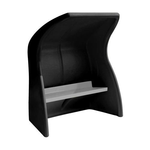 ABRI DE TOUCHE MONOBLOC NOIR - ASSISE BANC