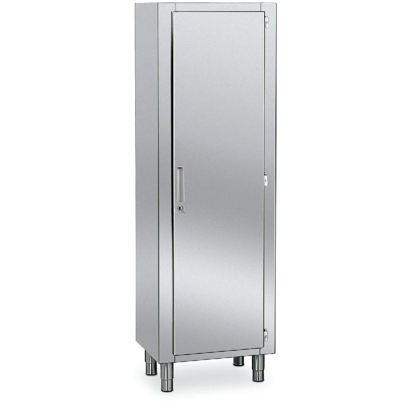 Armoire haute inox P 600 x H 1900 - 1 porte battante -_0