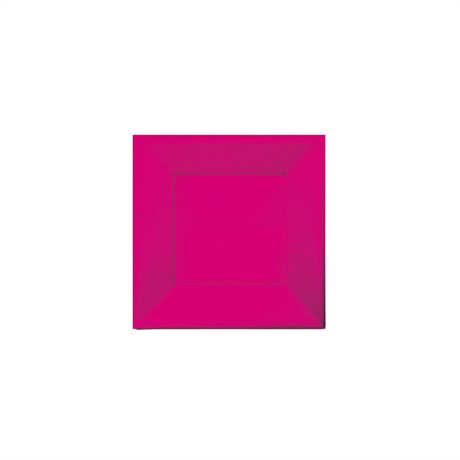 ASSIETTE CREUSE 18 CM PS FUCHSIA (VENDU PAR 20 LOTS DE 25)