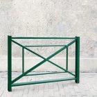 Barrière Bastille - Longueur 150cm - Hauteur hors sol 105cm - Tube acier - Peinture polyester_0