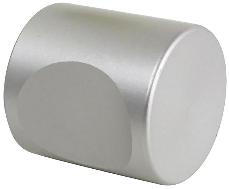 BOUTON ACTUEL D20MM ALUMINIUM ARGENT - VACHETTE - 008164