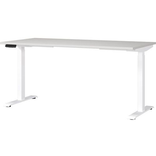 BUREAU RÉGLABLE ÉLECTRIQUE GW-JET - 160CM - GRIS CLAIR/BLANC - GERMANIA