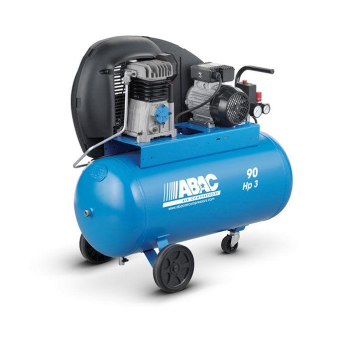 Compresseur à piston 3 CV - 90 litres ABAC - 11572300 - 10 bar - Débit 15,3 m³/h_0