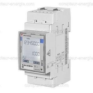 Compteur électrique 100A monophasé Carlo Gavazzi - EM112.DIN.AV8 avec analyseur d'énergie et écran LCD tactile_0