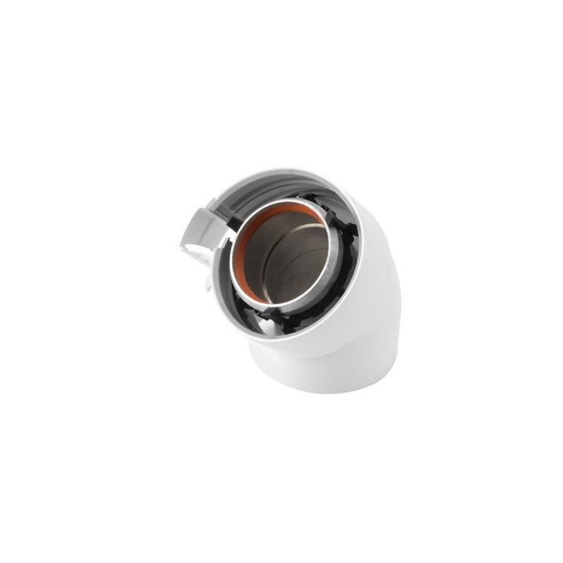 COUDE 45° ROLUX VENT 60/100 ALU/PVC - UBBINK - 227201