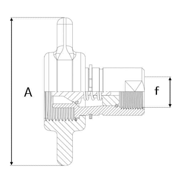 Coupleur femelle [SO] - 24.12 , 3/4