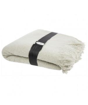 COUVERTURE IVY EN MOHAIR RPET CERTIFIÉ GRS GRIS CLAIR - GOODIES ÉCOLOGIQUES