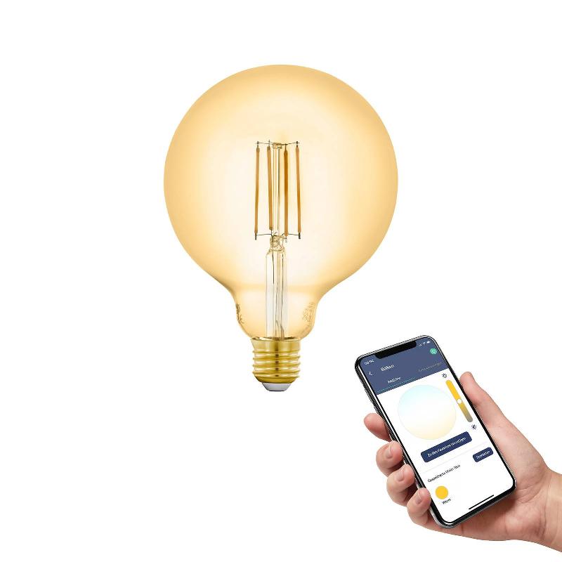 EGLO CONNECT-Z E27 G125 GLOBE 6W 650 LUMENS 2200K