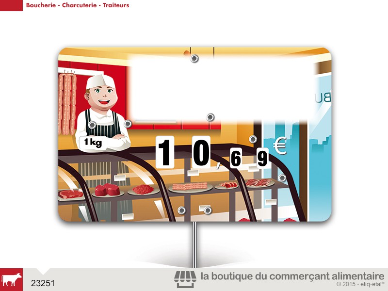 ETIQUETTES TRAD'ETIQ N°3  BOUTIQUE À  ROUE ET À  PIQUE