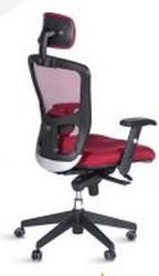 Fauteuil synchrone en maille avec appui-tête Manteca - mécanisme blocable 5 positions - soutien lombaires réglable_0