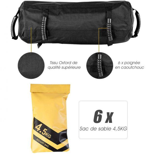 Fitness - Sacs de sable pour l'entraînement renforcés - Musculation et exercices 18 kg - 20_0007174_0