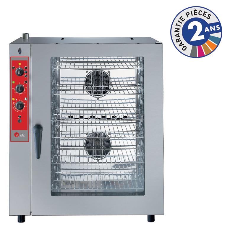 Four mixte électrique à injection de vapeur - 10 niveaux GN 1/1 - Version M - BARON NOV101M en acier inox AISI 304_0