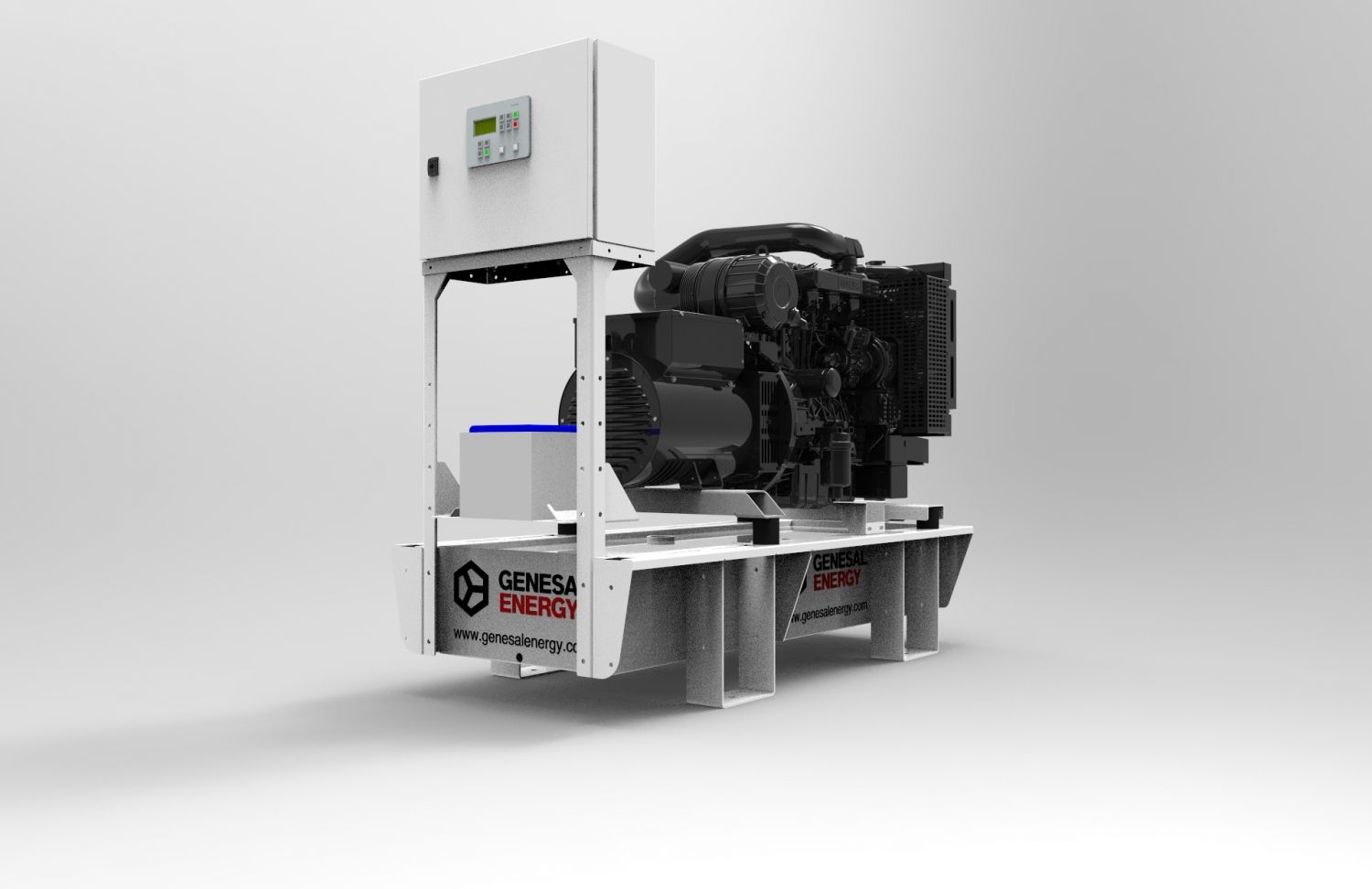 GEN22K-A - Groupe électrogène industriel Genesal Energy - 20/22 kVA - 50 Hz - Trois phases - Statique ouverte_0