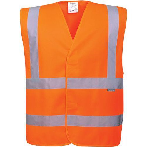GILET HAUTE-VISIBILITÉ DOUBLE CEINTURE C470 ORANGE 7XL - PORTWEST
