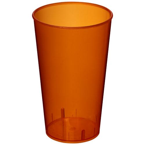 Gobelet en plastique Arena 375 ml - paroi simple - réutilisable et fabriqué au Royaume-Uni_0