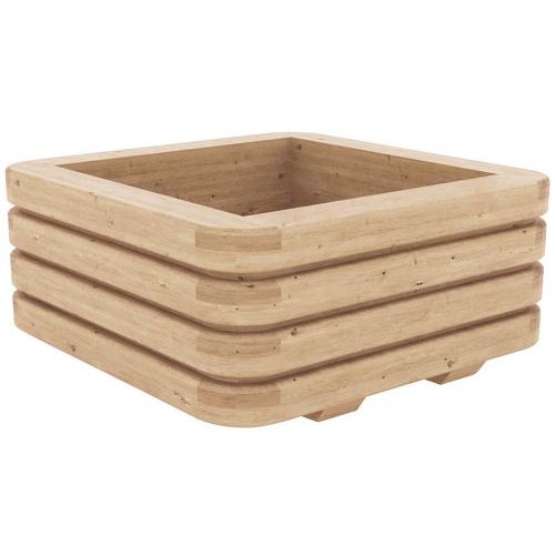 JARDINIÈRE LOCTUDY CARRÉ 150X150X785 CM - ROBINIER - MOBEXTAN