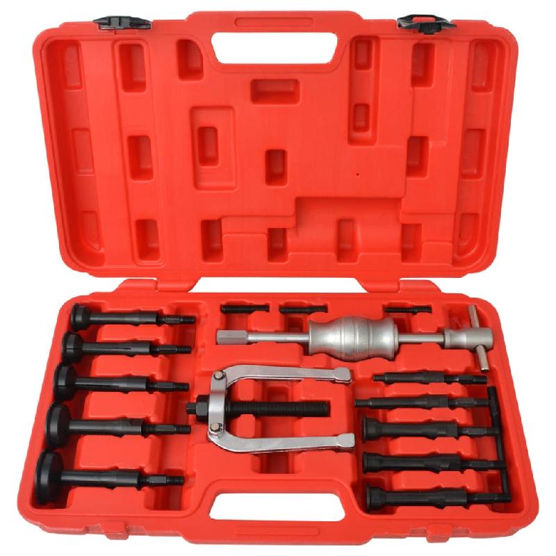 Kit d'extracteurs de roulements 16 pièces - Douille pilote pour voiture et véhicule - Réf. 02_0003969_0