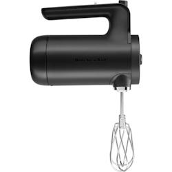 KITCHENAID Batteur à main sans fil 5KHMB732EBM, Acier inoxydable/ Plastique, Sans fil, 16 W, 7 vitesses, Indicateur de batterie, noir - noir plastiqu_0