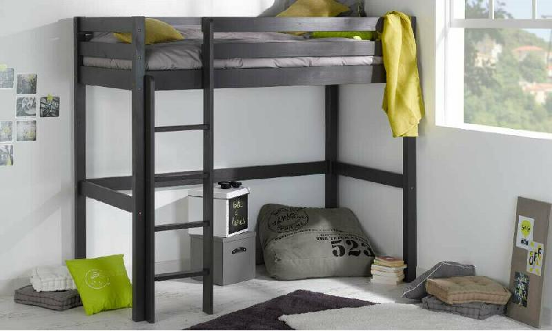 LIT MEZZANINE TED  GRIS ANTHRACITE 90X190 CM
