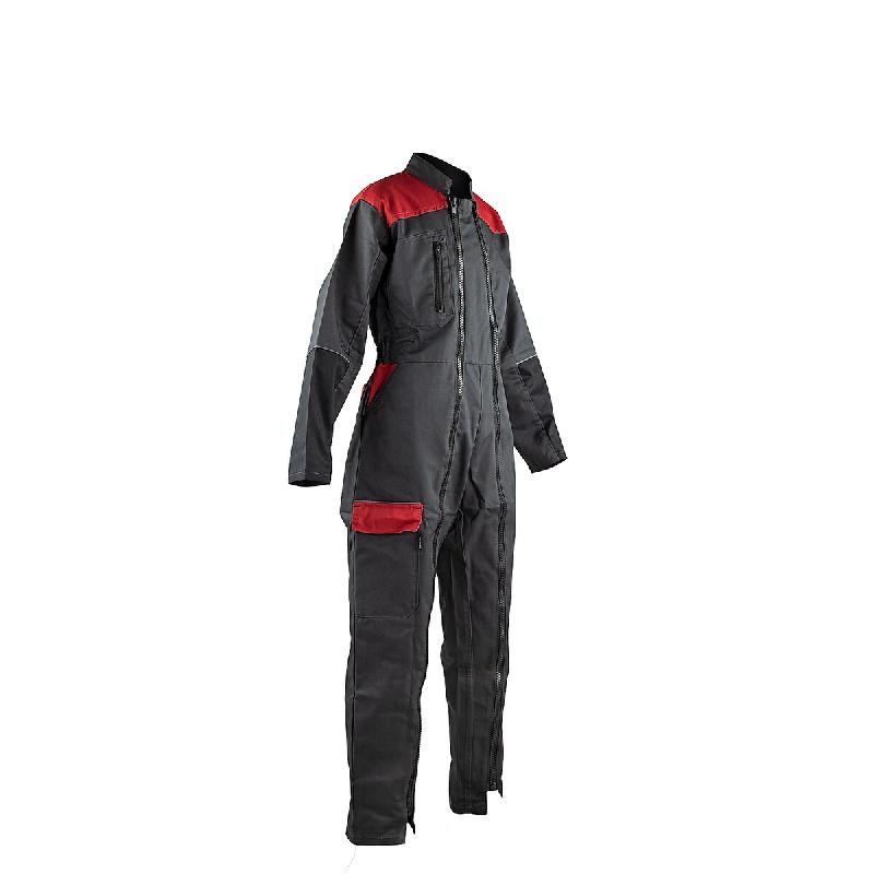 LMA WORKWEAR 1880 Combinaison De Travail Enfant Elfe - Gris Sombre/Noir/Rouge 14 Ans - Taille unique multicolore multi-matériau 3473833303018_0