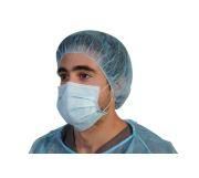 Masque chirurgical bleu - 3 plis - Haute filtration 99,3% - Type IIR - Élastiques sans latex_0
