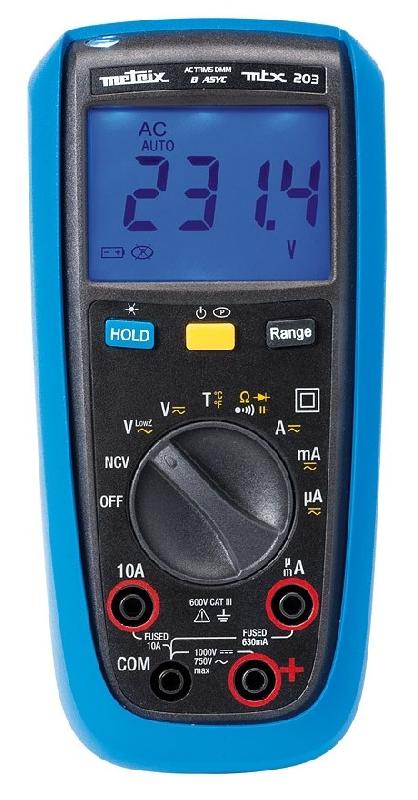 Multimètre numérique 6k pts trms ac - chauvin arnoux - mtx 203-z - 648480_0