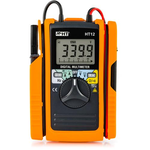 Multimètre numérique de poche avec pince ampèremétrique AC/DC 60A intégrée - HT Instruments HTIHT12_0