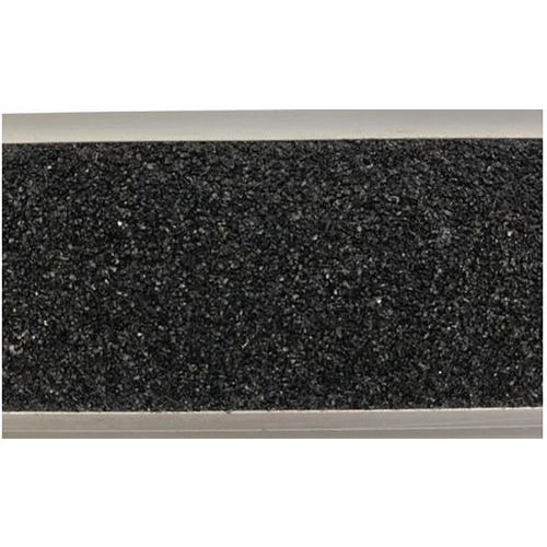 NEZ DE MARCHE ÉQUERRE MINÉRAL 115 X 5 CM NOIR