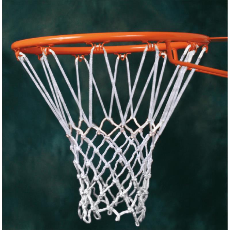 Filet de basket competition anti-whip en nylon 6mm blanc - Paire_0