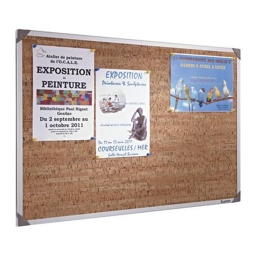 PANNEAU D'AFFICHAGE LIÈGE DÉCO 12A4 94X89 - PLANORGA