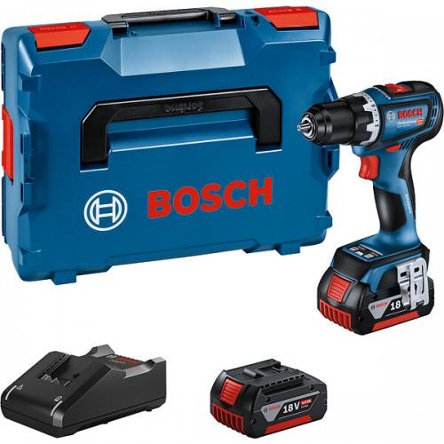PERCEUSE VISSEUSE SANS FIL GSR 18V-90C + 2 BATTERIES 4AH - 06019K6004 BOSCH
