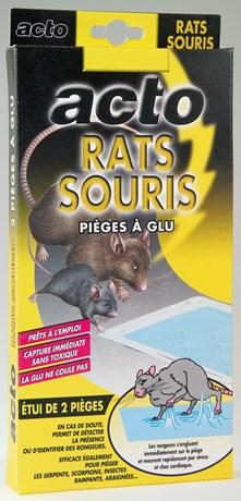 PIÈGE À GLU POUR RATS ET SOURIS (VENDU PAR 2)