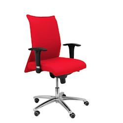 Piqueras y Crespo Fauteuil visiteur Albacete et tissu BALI coloris rouge - rouge multi-matériau 207SBALI350_0