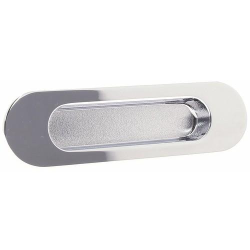 POIGNÉE CUVETTE OVALE EN ZAMAK CHROMÉ-3922 ESTAMP