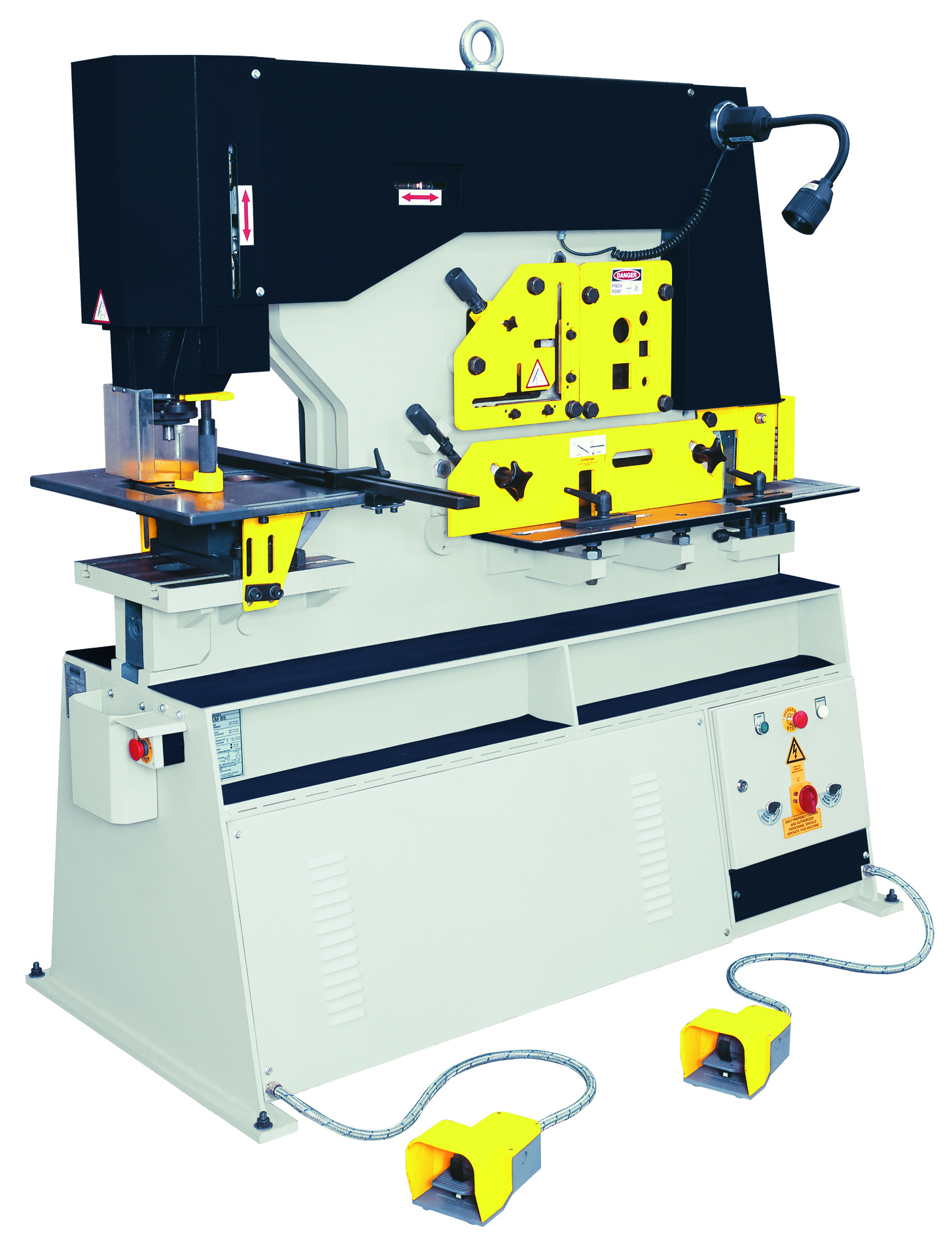 Poinçonneuse cisaille universelle E-HPS 65 PREMIUM-LINE - 65 tonnes de force, 5 stations de travail, moteur 400V triphasé_0