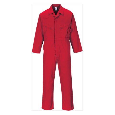 PORTWEST C813 COMBINAISON LIVERPOOL À ZIP ROUGE - TAILLE XXXL - STANDARD