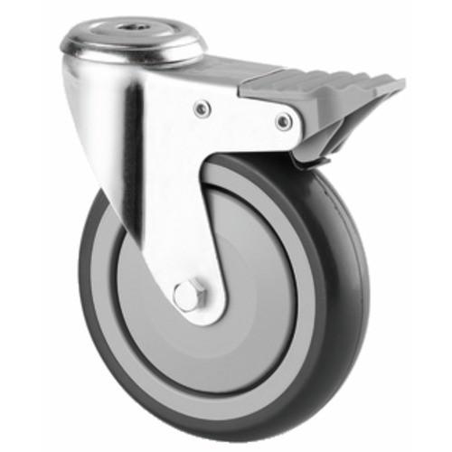 ROULETTE PIVOTANTE AVEC BLOCAGE - FIXATION À ŒIL - DIAMÈTRE 150 MM TENTE