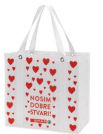 Sac réutilisable en polypropylène non tissé - sans lamination - Réf SLOSPAR2S - dimensions 43,5x40x19cm_0