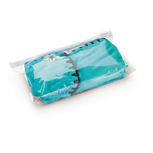 SACHET PLASTIQUE À SOUFFLETS TRANSPARENT HAUTE BRILLANCE À CURSEUR 22X11,5X3 CM