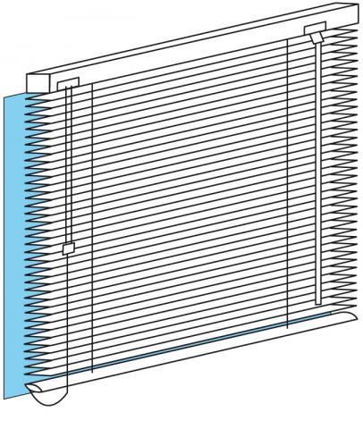 Stores vénitiens en aluminium - lames 16, 25, 35 et 50 mm - boîtiers en acier laqué_0