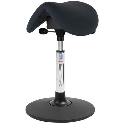 SIÈGE SELLE MINI SWAY-MOUSSE FROIDE TISSU CURA-MEDIUM-NOIR - GLOBAL PROFESSIONAL SEATING